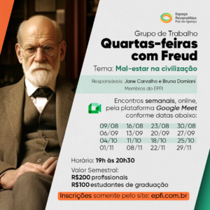 Quartas-feiras com Freud (acesso a todo semestre)
