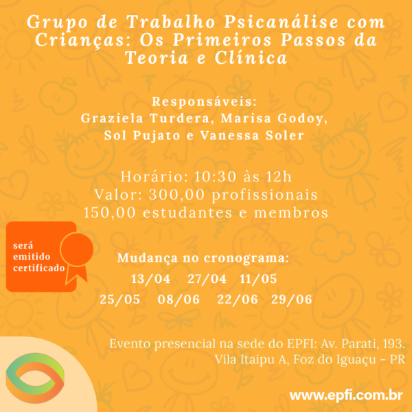 Grupo de Trabalho Psicanálise com Crianças