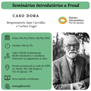 Seminários Introdutórios a Freud: O Caso Dora