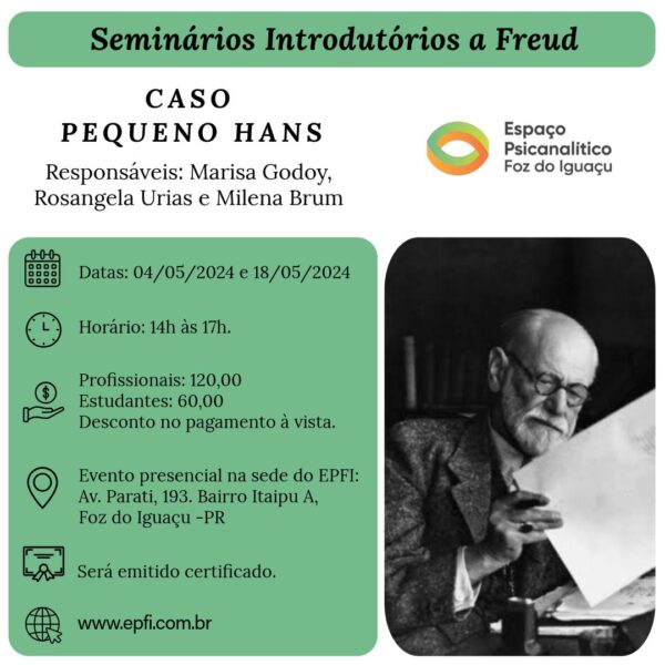 Seminários Introdutórios a Freud: Caso "Pequeno Hans"