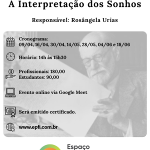 Freud às Quartas - A Interpretação dos Sonhos