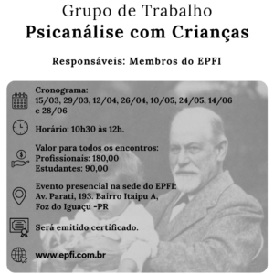 Grupo de Trabalho Psicanálise com crianças
