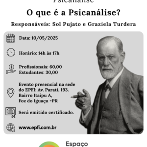 Seminários Introdutórios de Psicanálise - O que é a psicanálise?