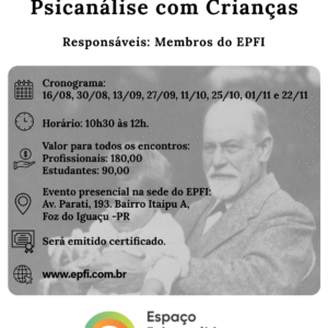 Psicanálise com crianças - 2º semestre