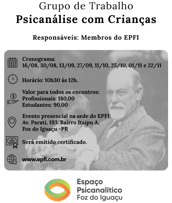 Psicanálise com crianças - 2º semestre