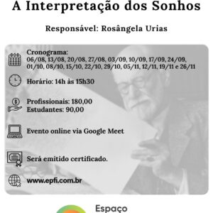 Freud às Quartas - A Interpretação dos Sonhos (2 semestre - 2025)