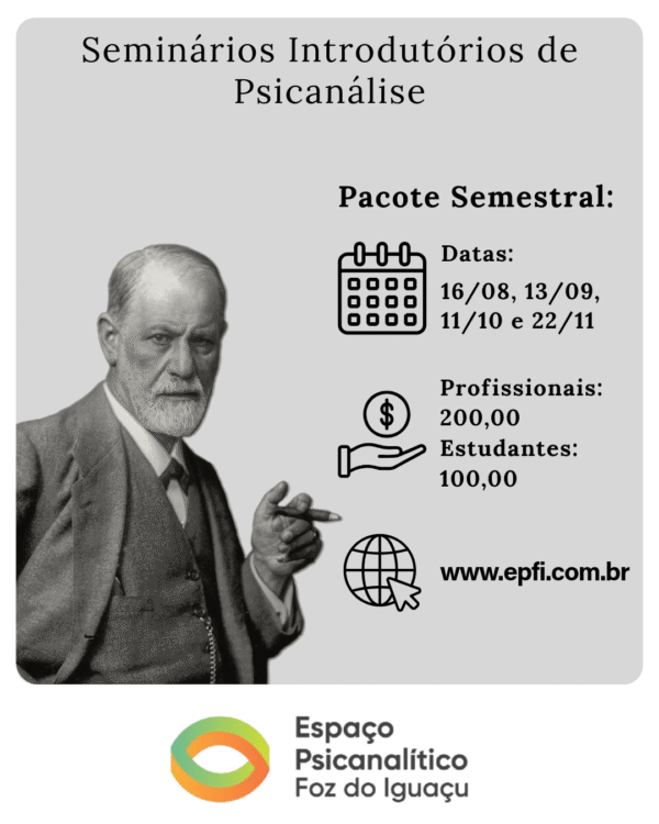 Seminários Introdutórios De Psicanálise PACOTE SEMESTRAL